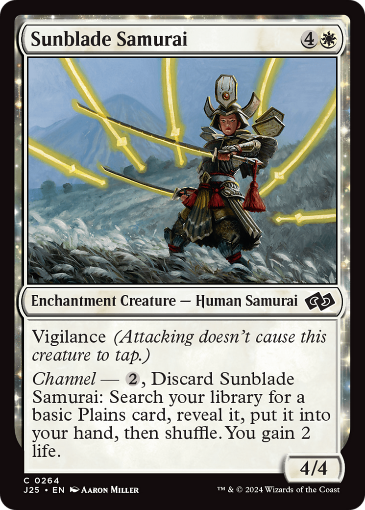 Sunblade Samurai [Foundations Jumpstart] | Card Merchant Takapuna