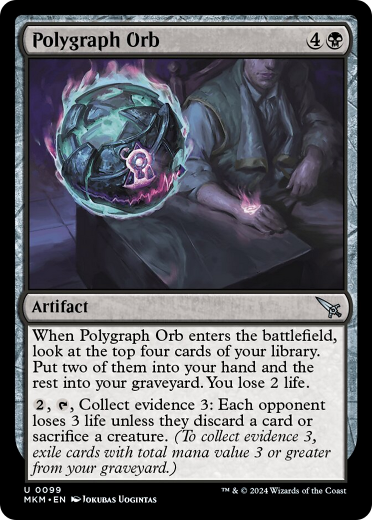 Polygraph Orb [Murders at Karlov Manor] | Card Merchant Takapuna