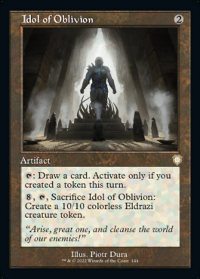 Idol of Oblivion (Retro) [The Brothers' War Commander] | Card Merchant Takapuna