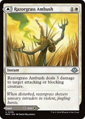 Razorgrass Ambush // Razorgrass Field [Modern Horizons 3] | Card Merchant Takapuna