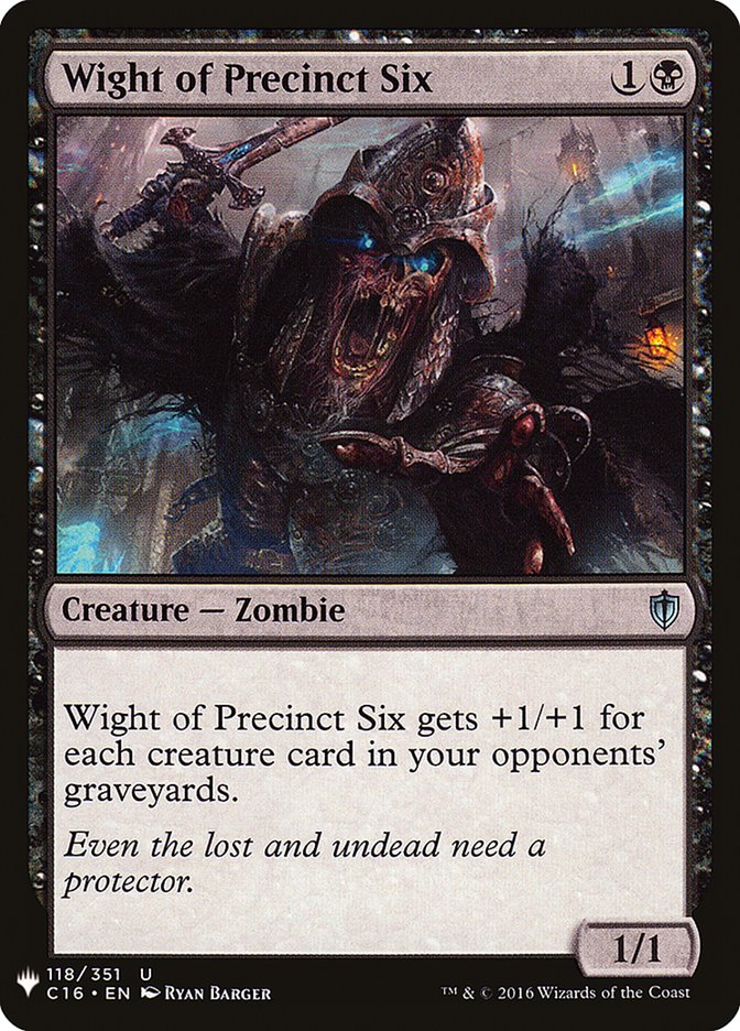 Wight of Precinct Six [Mystery Booster] | Card Merchant Takapuna