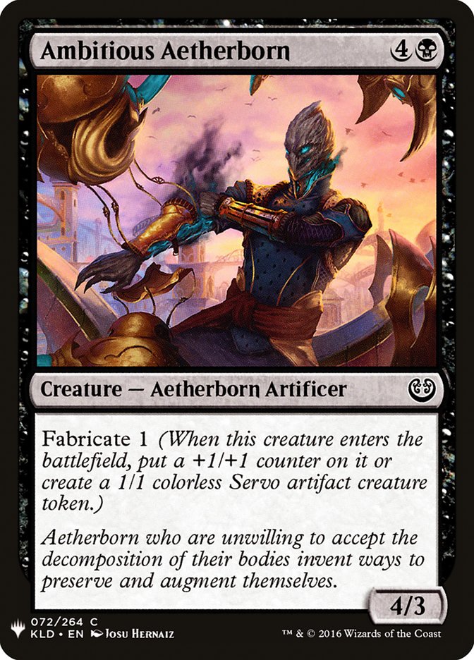 Ambitious Aetherborn [Mystery Booster] | Card Merchant Takapuna