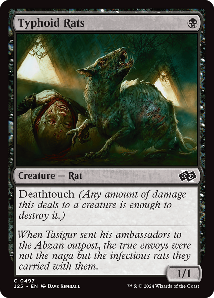 Typhoid Rats [Foundations Jumpstart] | Card Merchant Takapuna