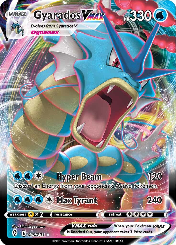 Gyarados VMAX (029/203) [Sword & Shield: Evolving Skies] | Card Merchant Takapuna