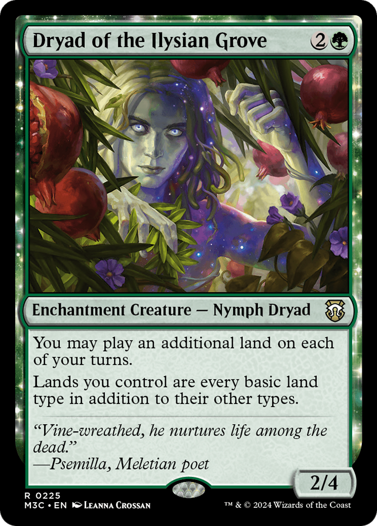 Dryad of the Ilysian Grove (Ripple Foil) [Modern Horizons 3 Commander] | Card Merchant Takapuna