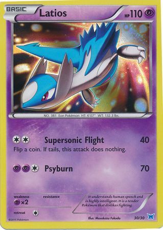 Latios (30/30) [XY: Trainer Kit 2 - Latios] | Card Merchant Takapuna