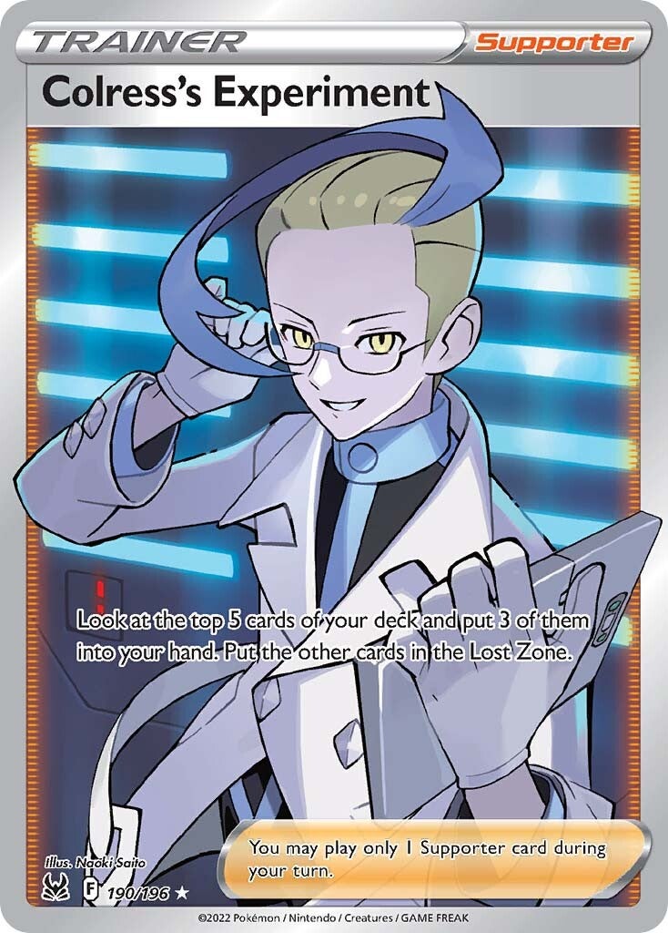 Colress's Experiment (190/196) [Sword & Shield: Lost Origin] | Card Merchant Takapuna