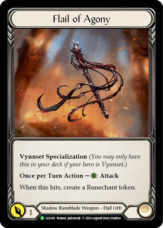 Flail of Agony [LGS156] (Promo)  Cold Foil | Card Merchant Takapuna