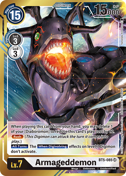 Armageddemon [BT5-085] (Alternate Art) [Battle of Omni] | Card Merchant Takapuna