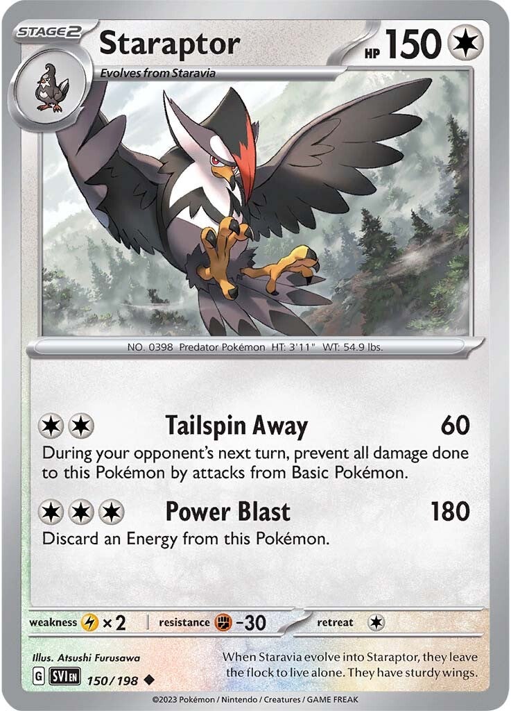 Staraptor (150/198) [Scarlet & Violet: Base Set] | Card Merchant Takapuna