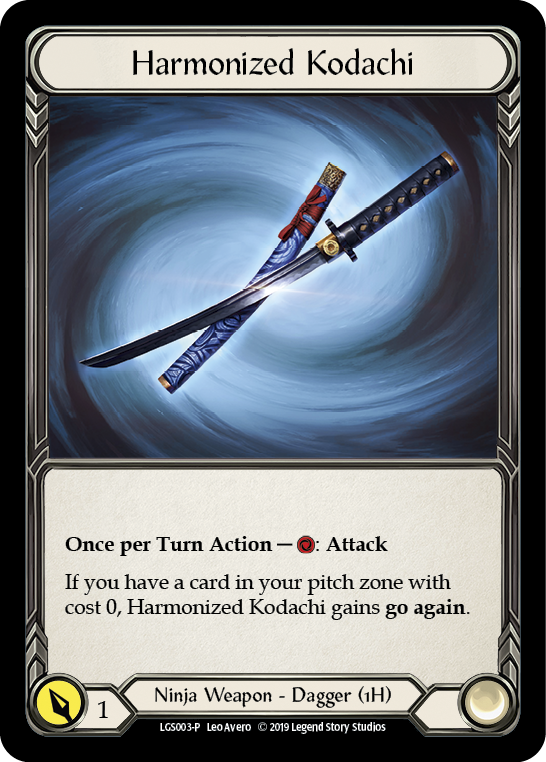 Harmonized Kodachi [LGS003-P] (Promo)  1st Edition Cold Foil | Card Merchant Takapuna