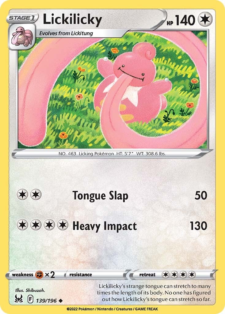 Lickilicky (139/196) [Sword & Shield: Lost Origin] | Card Merchant Takapuna