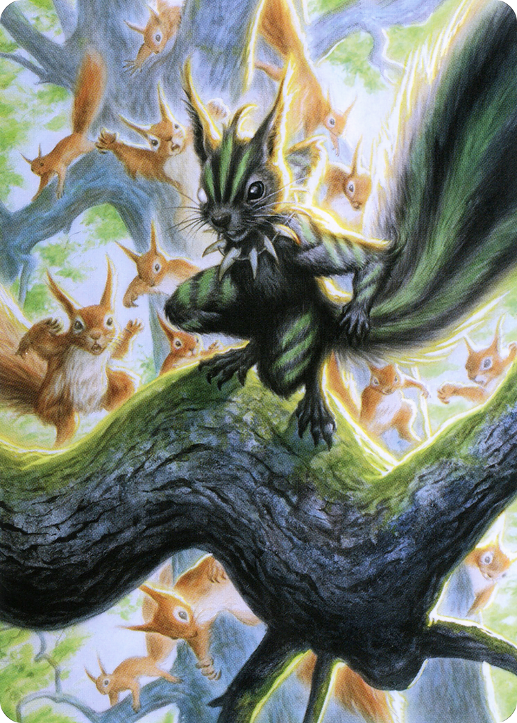 Chatterfang, Squirrel General Art Card (67) [Modern Horizons 2 Art Series] | Card Merchant Takapuna