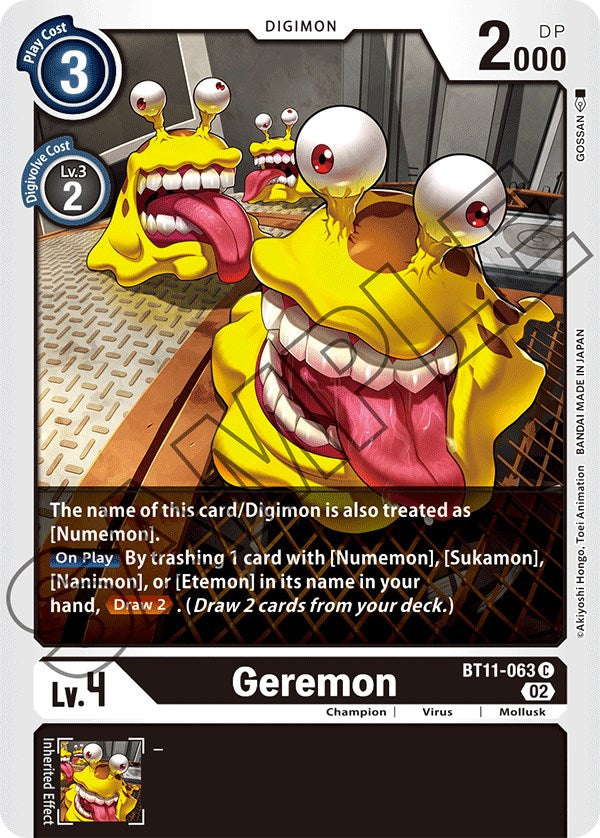 Geremon [BT11-063] [Dimensional Phase] | Card Merchant Takapuna