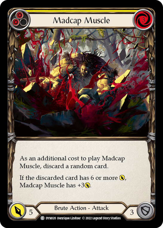 Madcap Muscle (Yellow) [DYN020] (Dynasty) | Card Merchant Takapuna