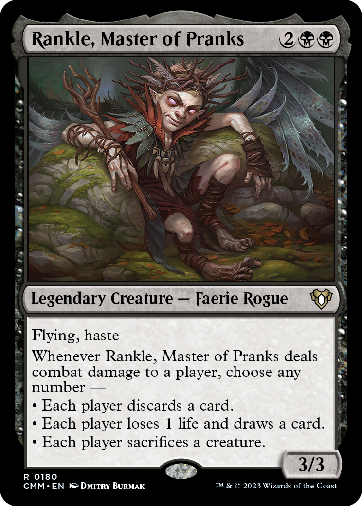 Rankle, Master of Pranks [Commander Masters] | Card Merchant Takapuna