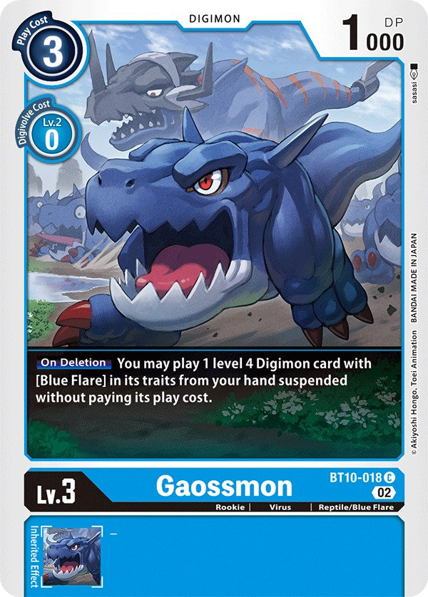 Gaossmon [BT10-018] [Xros Encounter] | Card Merchant Takapuna