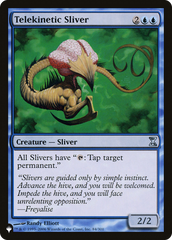 Telekinetic Sliver [The List Reprints] | Card Merchant Takapuna