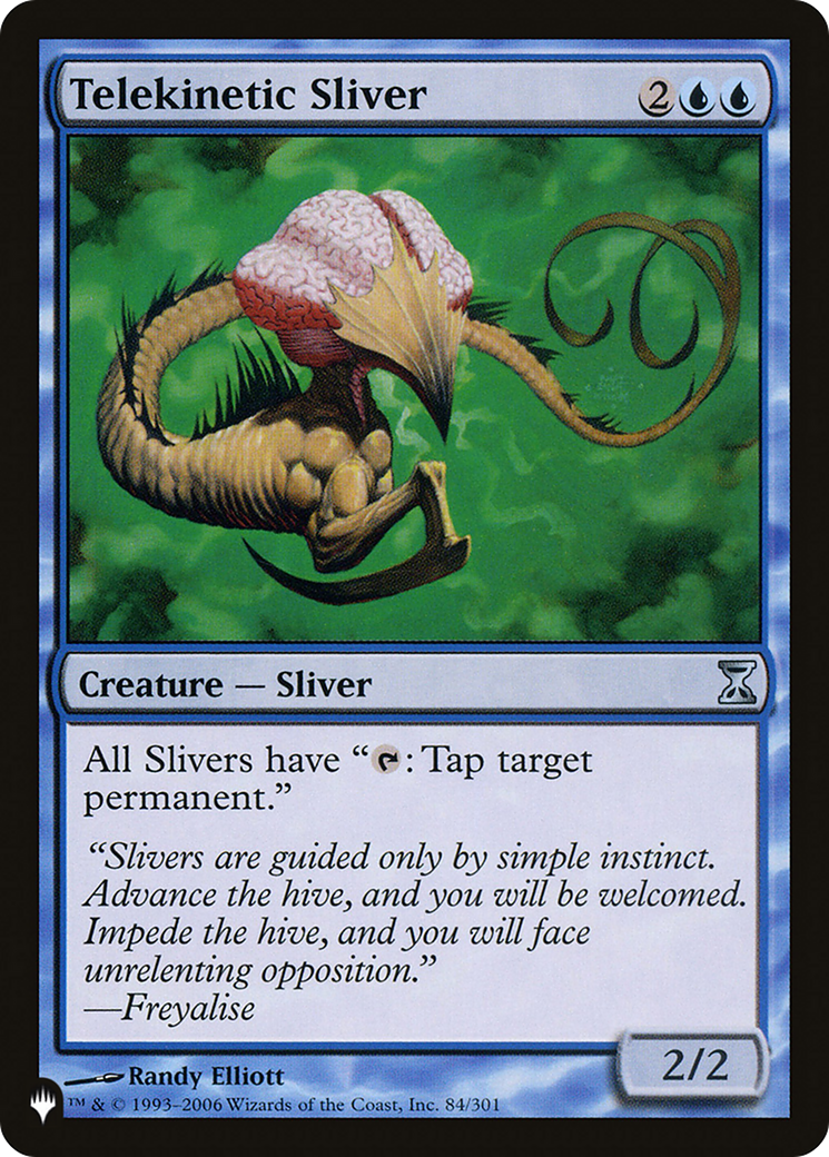 Telekinetic Sliver [The List Reprints] | Card Merchant Takapuna