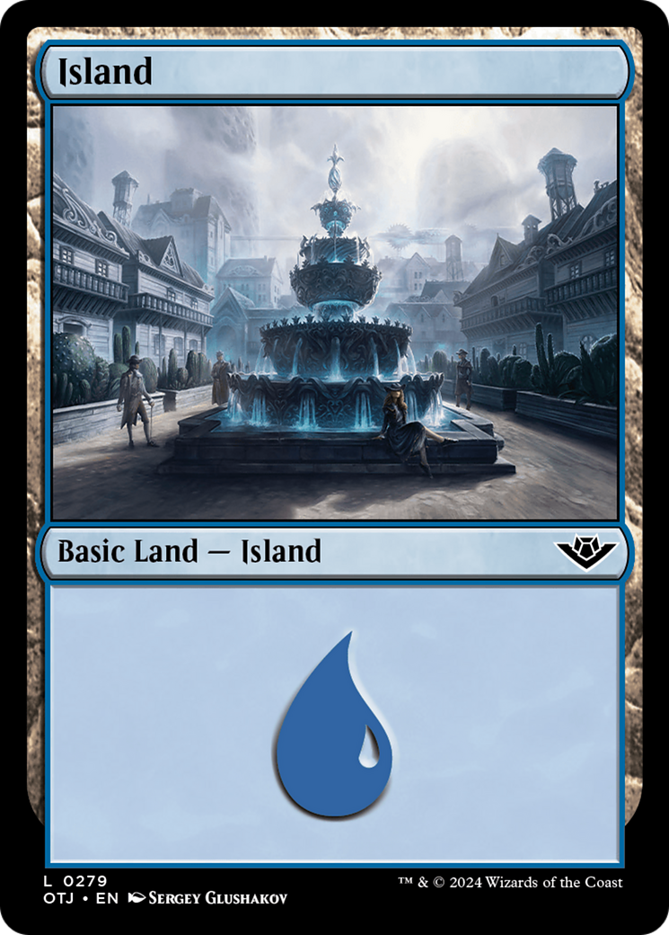 Island (0279) [Outlaws of Thunder Junction] | Card Merchant Takapuna