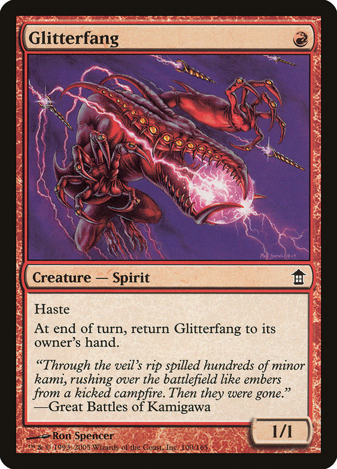 Glitterfang [Saviors of Kamigawa] | Card Merchant Takapuna