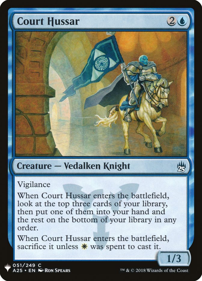 Court Hussar [Mystery Booster] | Card Merchant Takapuna