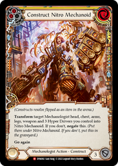 Construct Nitro Mechanoid // Nitro Mechanoid [DYN092] (Dynasty)  Cold Foil | Card Merchant Takapuna