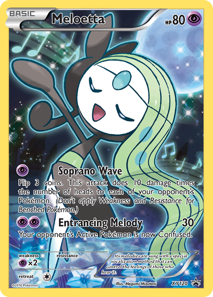 Meloetta (XY120) [XY: Black Star Promos] | Card Merchant Takapuna