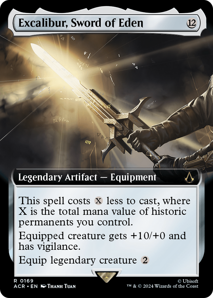 Excalibur, Sword of Eden (Extended Art) [Assassin's Creed] | Card Merchant Takapuna