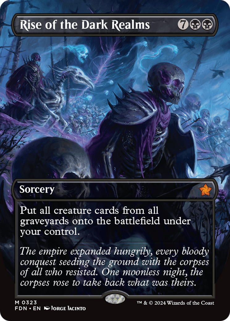 Rise of the Dark Realms (Borderless) [Foundations] | Card Merchant Takapuna