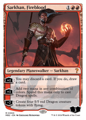 Sarkhan, Fireblood (White Border) [Mystery Booster 2] | Card Merchant Takapuna