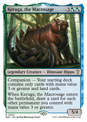 Keruga, the Macrosage (White Border) [Mystery Booster 2] | Card Merchant Takapuna