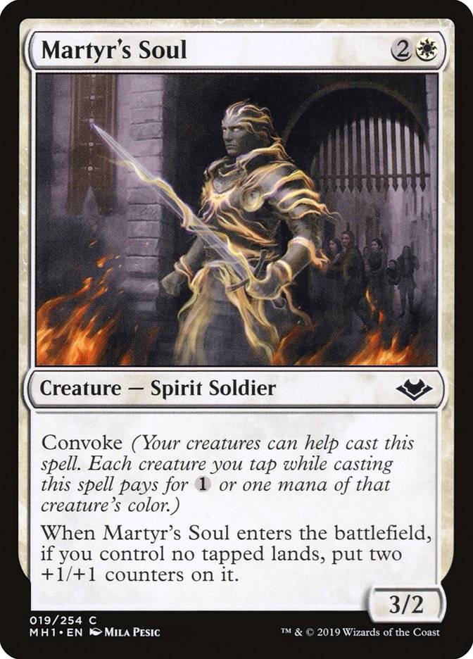 Martyr's Soul [Modern Horizons] | Card Merchant Takapuna