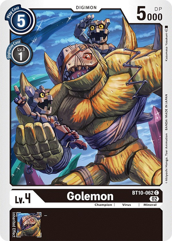 Golemon [BT10-062] [Xros Encounter] | Card Merchant Takapuna