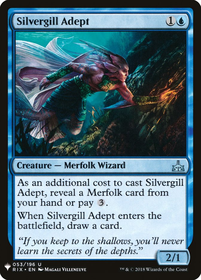 Silvergill Adept [Mystery Booster] | Card Merchant Takapuna