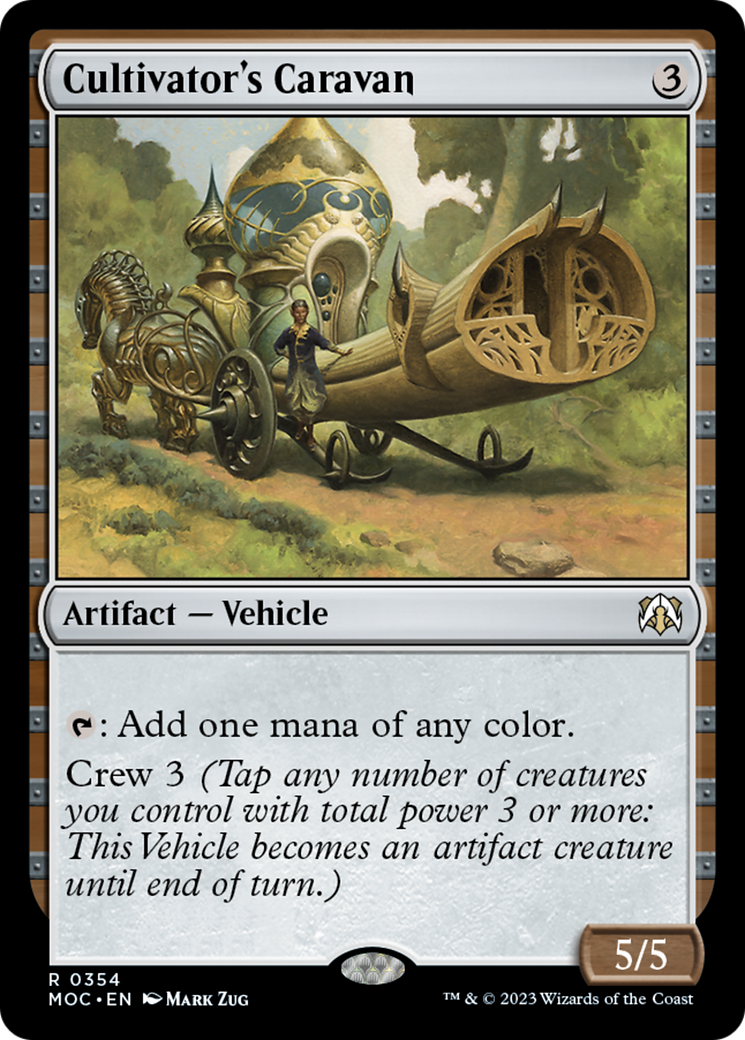 Cultivator's Caravan [March of the Machine Commander] | Card Merchant Takapuna