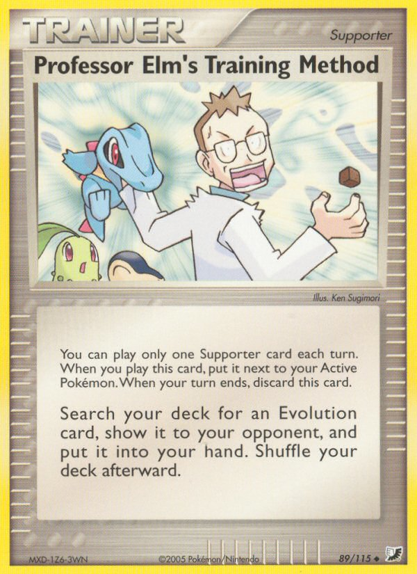 Professor Elm's Training Method (89/115) [EX: Unseen Forces] | Card Merchant Takapuna