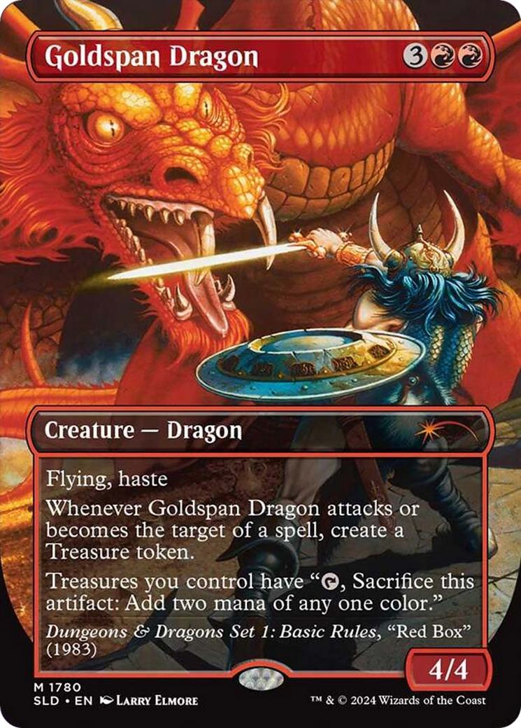 Goldspan Dragon (Rainbow Foil) [Secret Lair Drop Series] | Card Merchant Takapuna