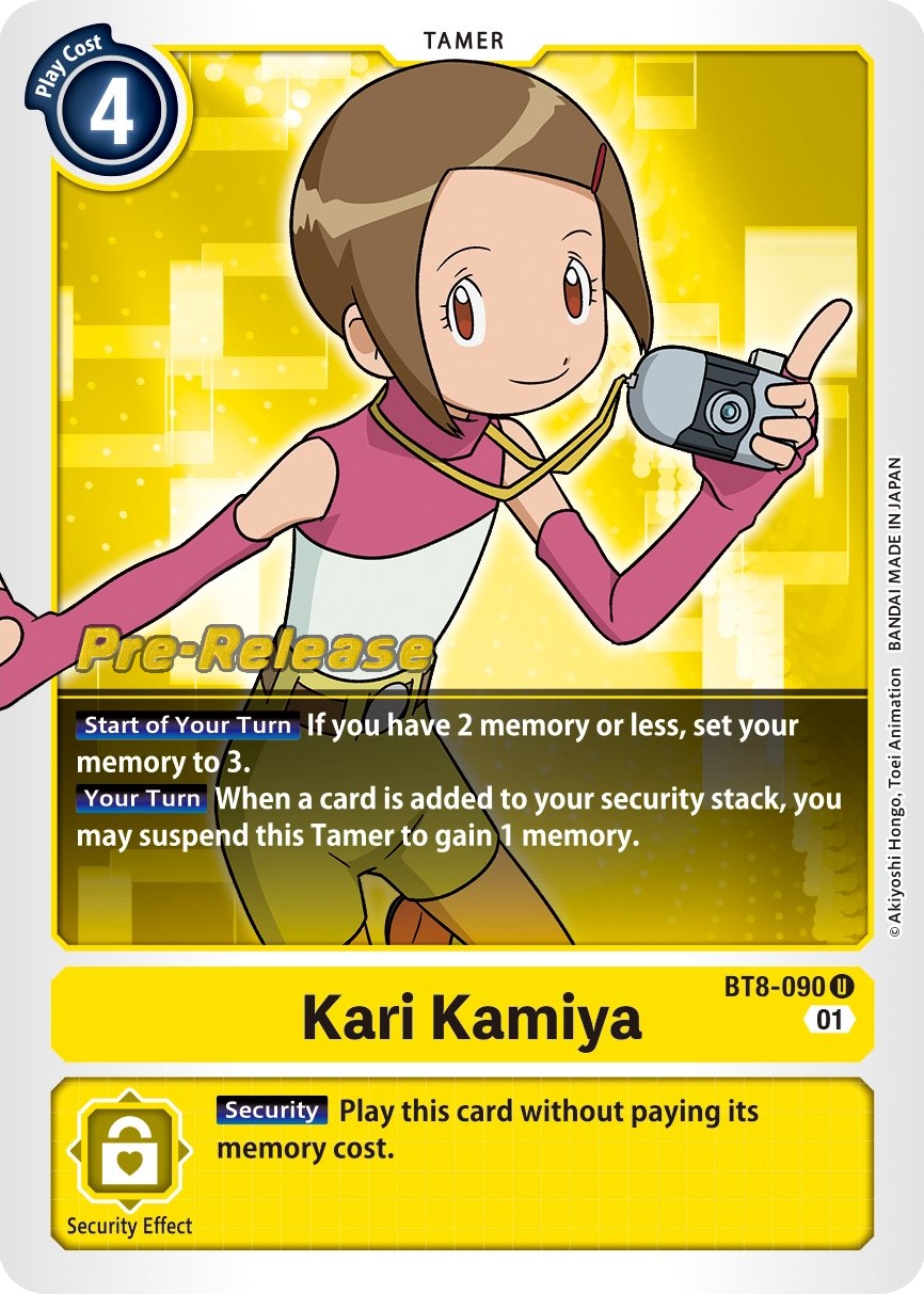 Kari Kamiya [BT8-090] [New Awakening Pre-Release Cards] | Card Merchant Takapuna