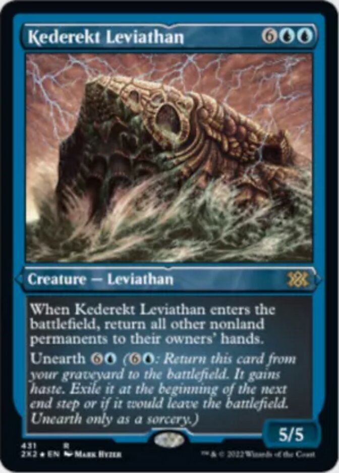 Kederekt Leviathan (Foil Etched) [Double Masters 2022] | Card Merchant Takapuna