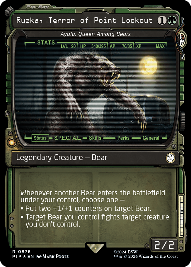 Ruzka, Terror of Point Lookout - Ayula, Queen Among Bears (Showcase) (Surge Foil) [Fallout] | Card Merchant Takapuna