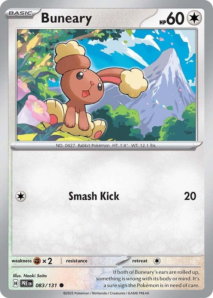 Buneary (083/131) [Scarlet & Violet: Prismatic Evolutions] | Card Merchant Takapuna