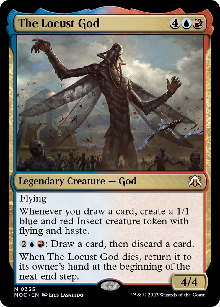 The Locust God [March of the Machine Commander] | Card Merchant Takapuna