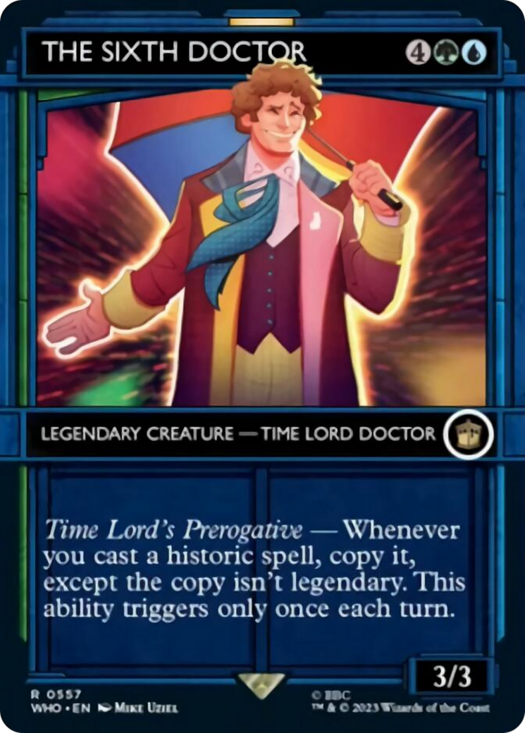 The Sixth Doctor (Showcase) [Doctor Who] | Card Merchant Takapuna