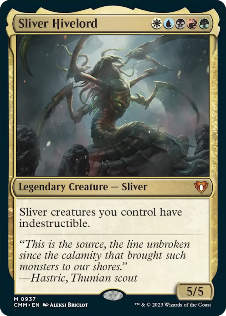 Sliver Hivelord [Commander Masters] | Card Merchant Takapuna