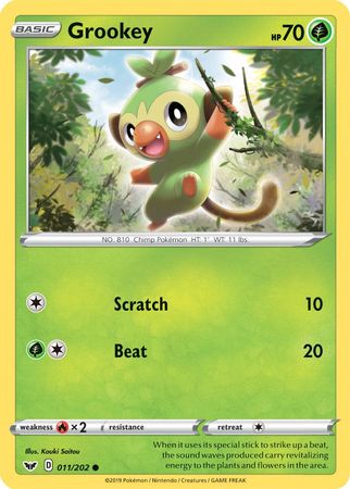 Grookey (011/202) (Premium Collection) [Sword & Shield: Base Set] | Card Merchant Takapuna