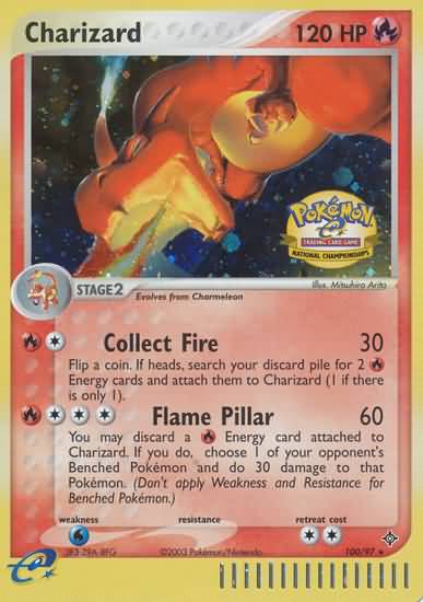 Charizard (100/97) (National Championship 2004) [League & Championship Cards] | Card Merchant Takapuna