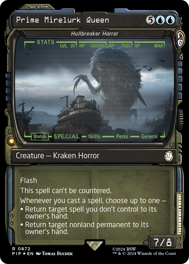 Prime Mirelurk Queen - Hullbreaker Horror (Showcase) (Surge Foil) [Fallout] | Card Merchant Takapuna