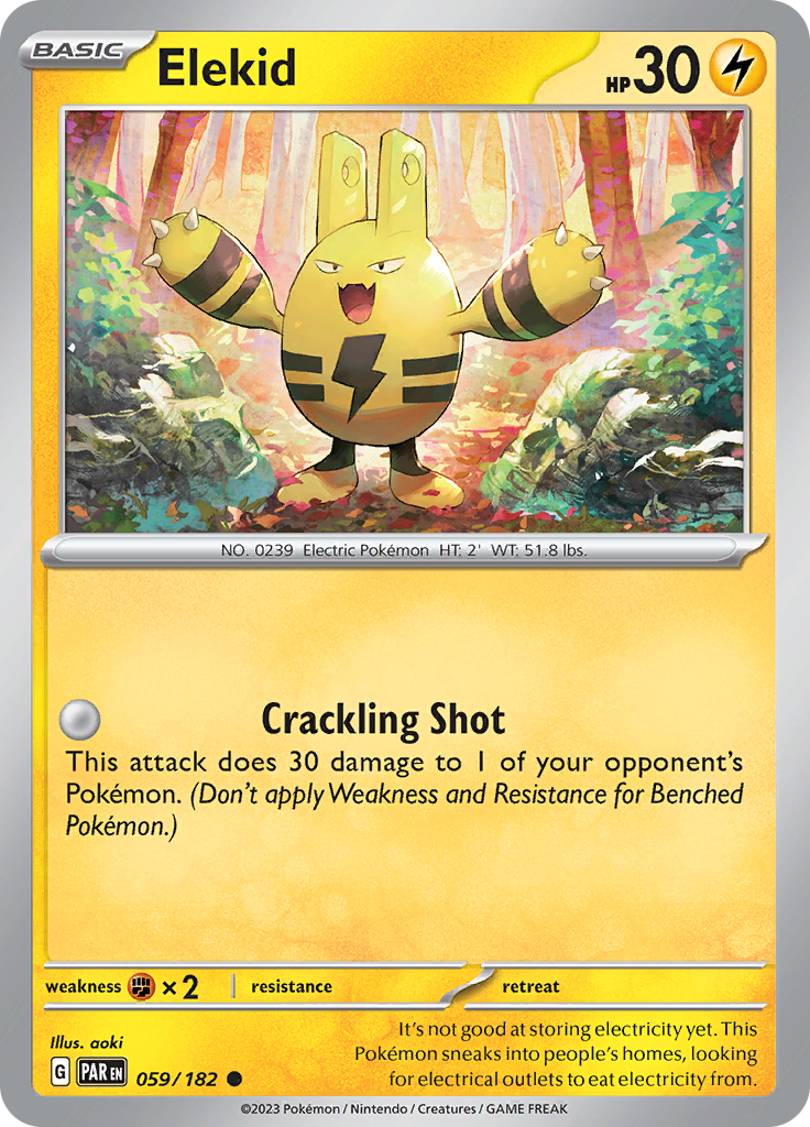 Elekid (059/182) [Scarlet & Violet: Paradox Rift] | Card Merchant Takapuna