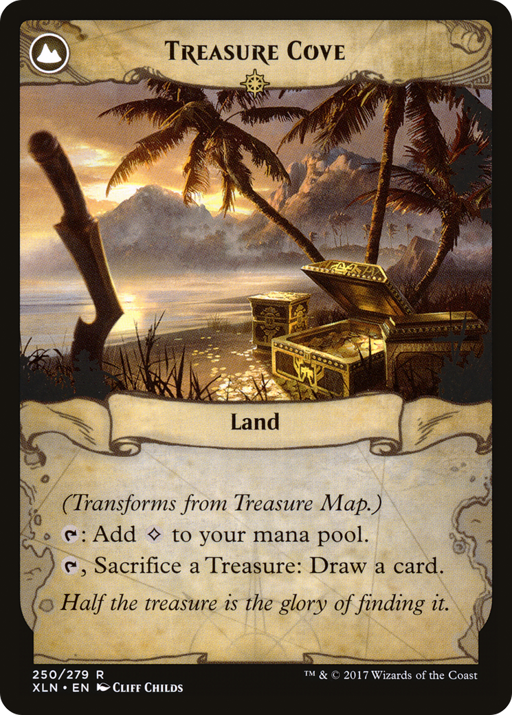 Treasure Map // Treasure Cove [Secret Lair: From Cute to Brute] | Card Merchant Takapuna